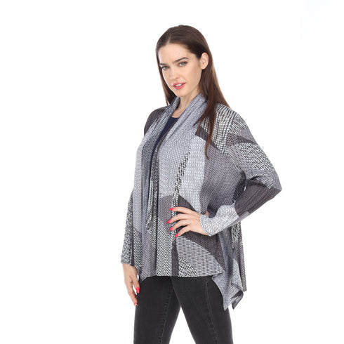 Crinkle Print Jacket